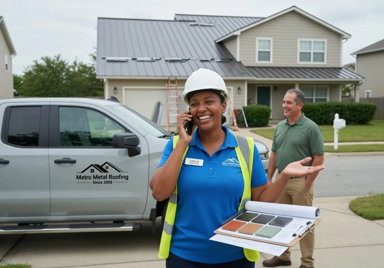 Storm Damage Metal Roof Repair in Topinabee, MI